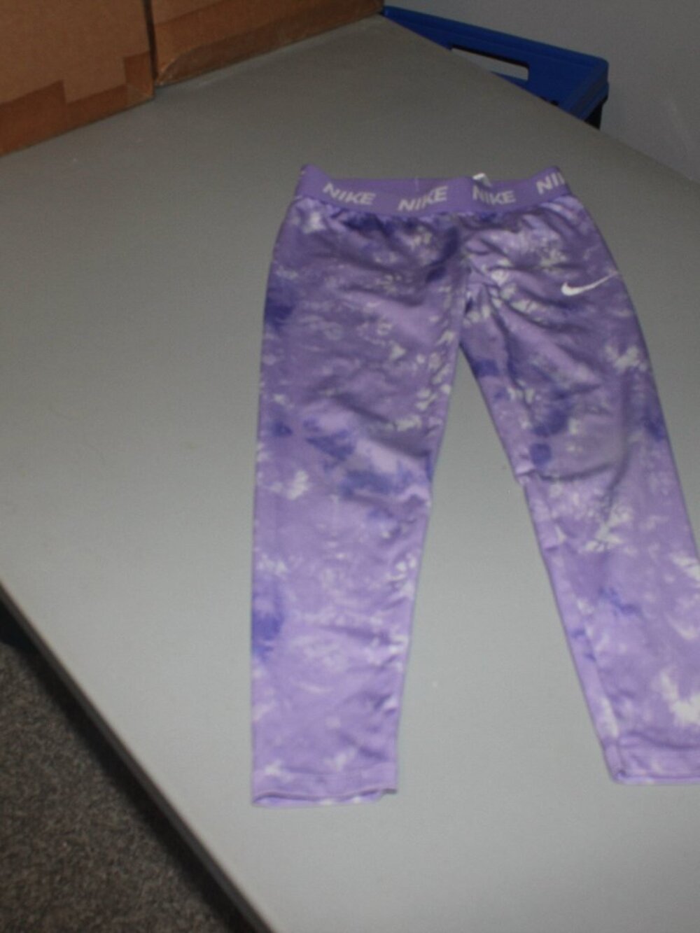 Purple Nike Pro Leggings 6X L 6-7 Years